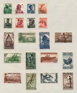 World collection on album pages and loose, with Europe (Austria, Russia etc.), Great Britain and PNG. H/values noted incl. PNG 10/- Rabaul and &pound;1 fisherman. Plus a group of Polish FDC's incl. Balwyn "2" cds backstamp rated RRR.