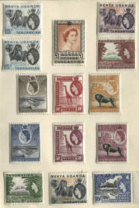 Generalized world collection to early QEII in 3 albums and 100's of packets and envelopes. Strength in GB and British Commonwealth. Includes MH/MUH throughout, earlies and high values. Noted 1954 De La Rue KUT presentation folder (faults). Majority fine, 