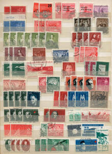 Album 1923-45, majority Third Reich incl. covers and postmarks. 3 s/books with a mixture Bavaria, Danzig, Saar etc. Third Reich, DDR and West Germany, earlier years mint & used, later years as MUH singles, sets, strips, blocks, se-tenant pairs souvenir sh