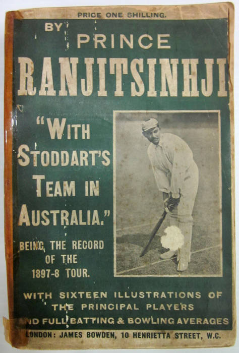 CRICKET BOOKS: Books (12) including "With Stoddart's Team in Australia - Being the Record of the 1897-8 Tour" by Prince Ranjitsinhji [London, 1898]; "Recovering the Ashes - An Account of the Cricket Tour in Australia 1911-12" by J.B.Hobbs [London, 1912];