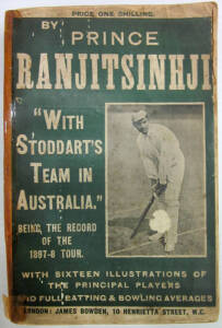 CRICKET BOOKS: Books (12) including "With Stoddart's Team in Australia - Being the Record of the 1897-8 Tour" by Prince Ranjitsinhji [London, 1898]; "Recovering the Ashes - An Account of the Cricket Tour in Australia 1911-12" by J.B.Hobbs [London, 1912]; 