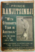 CRICKET BOOKS: Books (12) including "With Stoddart's Team in Australia - Being the Record of the 1897-8 Tour" by Prince Ranjitsinhji [London, 1898]; "Recovering the Ashes - An Account of the Cricket Tour in Australia 1911-12" by J.B.Hobbs [London, 1912];