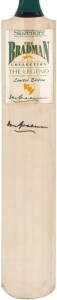 DON BRADMAN, full size "Slazenger - The Bradman Collection" Cricket Bat, signed by Don Bradman. Superb condition.