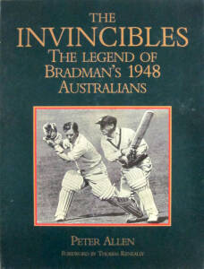 CRICKET BOOKS, PLATES, CASSETTES & DVDs: Books (68), noted "The Invincibles - The Legend of Bradman's 1948 Australians" by Allen [Sydney, 1999]; "Allan Border - Beyond Ten Thousand" by Border (signed) [Perth, 1993]; "The West Indies - Fifty Years of Test 