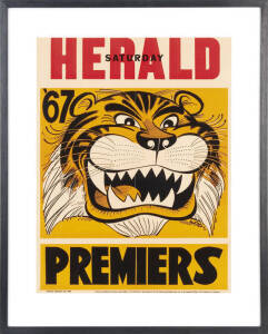 RICHMOND: 1967 original Weg poster, window mounted, framed & glazed, overall 66x82cm. Good/VG condition.