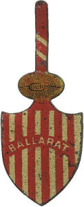 c1909 Sniders & Abrahams "Football Club Shields" [1/39 known]- Ballarat. G/VG condition. Rare.