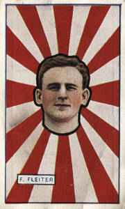 1921 J.J.Schuh (Magpie Cigarettes) "Australian Footballers" (Rays), almost complete set [36/40]. Mainly G/VG.