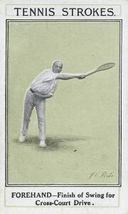 1923 Nicolas Sarony "Tennis Strokes", complete set. G/VG.