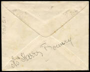 8 Sept.1932 (AAMC.278) "Mrs Harry Bonney - Adelaide" signed cover, mailed during a stopover during her "Round Australia Flight" in the Gipsy Moth "My Little Ship". An extremely rare example from this flight which made Bonney the first female pilot to enci - 2