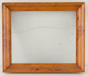 A pair of Tasmanian Huon Pine frames, 48 x 56.5 x 8.5 cm
