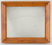 A pair of Tasmanian Huon Pine frames, 48 x 56.5 x 8.5 cm
