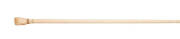 A fist carved whalebone walking cane, 19th century 85.5cm long&nbsp;