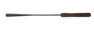 Whaler's narrow cutting boat spade. 19th century relic condition. 93cm