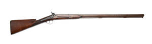 Muzzle loading single barrel percussion rifle marked Wm. Wallace, 19th century. 117cm