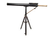 Telescope by W.J.Macdonnell of Sydney, 19th century with black finish & later tripod. Macdonnell is one of Australia's most noted amateur astronomers &nbsp;of the 19th century. Length 150cm, width 90mm&nbsp;