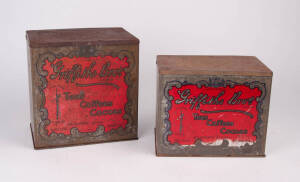 GRIFFITHS BROS. Tea tins "By Special Appointment To His Excellency The Governor General", 5lb & 7lb. (2 items)
