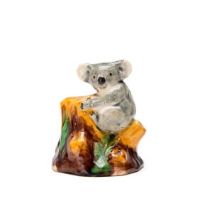 GRACE SECCOMBE pottery koala statue, circa 1930s. 10cm