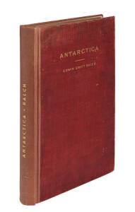 "ANTARCTICA" by Edwin Swift Balch [Philadelphia, 1902] first edition endorsed by the author to Mr M.Watts of the Philadelphia Free Library with tipped in letter signed by the author.