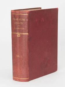"The Heart of the Antarctic - being the story of the British Antarctic Expedition 1907-1909" by Ernest H. Shackleton. First edition; rebound in red cloth, with gilt titles. [William Heinemann, London, 1909]. Volume 1 only; thick 4to; frontispiece + xlviii