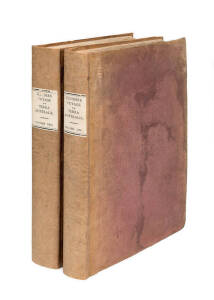 "A Voyage to Terra Australis; Undertaken for the Purpose of Completing the Discovery of that Vast Country, and Prosecuted in the Years 1801, 1802 and 1803 in His Magesty's Ship the Investigator...." by Matthew Flinders [Lon, 1814] rebound in 2 volumes (at