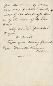 A Signed Letter to Queen Victoria from WINIATA WIREMU PATENE