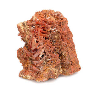 CROCOITE, mineral specimen from Dundas extended mine, Dundas, Tasmania.