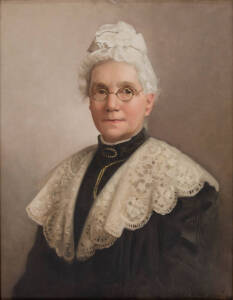 ERNEST BUCKMASTER (1897-1968), Portrait of a Woman, oil on canvas, signed and inscribed 'E Buckmaster' lower right, 75 x 58 cm