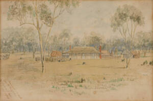 M. SYNNOTT, Bunyin-A-Wak, South Brighton 1859, watercolour, signed, titled and dated lower left, 15.5 x 23 cm