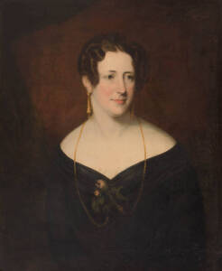 COLONIAL SCHOOL, Portrait of a Lady, oil on canvas, 76 x 62.5 cm