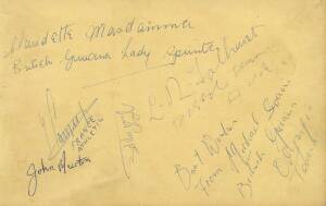 c1956-66 AUTOGRAPH BOOK, with c167 signatures, maily 1956 Olympians, also few cricketers & VFL footballers.