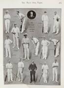 1859 engraving from 'Harper's Weekly' titled "The English Cricketers - The Eleven of All-England"; plus page from 'The Boys Own Paper' showing 1907 South African Cricket Team. - 2