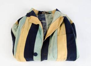 W.H.V. 'HOPPER' LEVETT'S BLUEMANTLES CRICKET BLAZER, c1927. Fair/Good condition (few holes). ['Hopper' Levatt, Kent wicket-keeper 1930-47, played 1 Test in 1934].