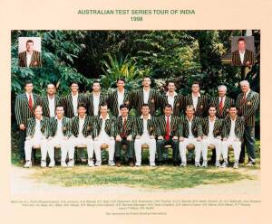 AUSTRALIAN TEAM PHOTOGRAPHS, noted 1978, 1980, 1981, 1982, 1984 (2), 1987, 1991, 1994, 1994-95 (2) & 1998. All mounted, various sizes. Mainly G/VG.