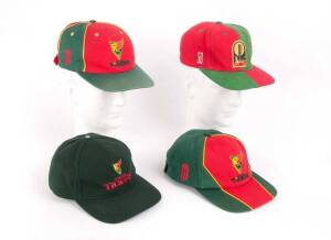 TASMANIA CRICKET CAPS, baseball-style, four different types including 1997-98 & 1998-99. G/VG condition.