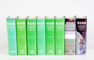 "WISDEN CRICKETERS' ALMANACK AUSTRALIA", the first eight Australian editions 1998 to 2005-06. G/VG condition.