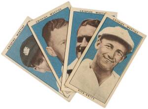 1948 Nabisco (Crispies, Weeties, Vita-Brits) "Leading Cricketers", complete set [32], noted Don Bradman, Arthur Morris & Lindsay Hassett. Mainly G/VG.