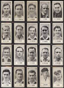 1956-57 Barratt & Co. "Test Cricketers" Series A [35] & Series B [45/48]; 1959 A & BC Gum "Cricketers" [48]; plus 1954 A & BC Gum "All Sport Series" showing cricketers&nbsp;[20/120]. Fair/VG.