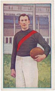 1922 J.J.Schuh (Magpie Cigarettes) "Australian Footballers" (half to full length portraits), complete set [60]. G/VG.