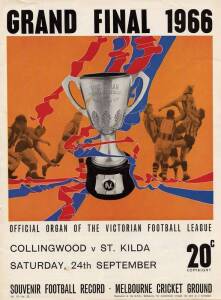 c1963-2012 "Football Record"s, with Grand Finals (43) including 1966 St.Kilda v Collingwood. Fair/G condition.