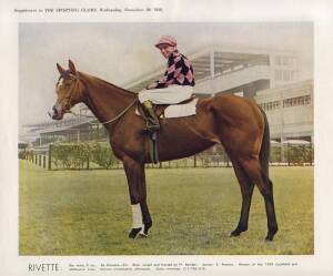 PRINTS: 1938-39 colour supplements from "The Sporting Globe" - Ajax, The Trump (winner 1937 Caulfield & Melbourne Cups) & Rivette&nbsp;(winner 1939 Caulfield & Melbourne Cups).