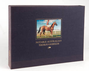 "Notable Australian Thoroughbreds" by Mountier, Barrie & Clark [Waiura NZ, 1981], limited edition in slip-case.