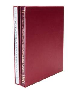 "The History of Australian Thoroughbred Racing" in two volumes, by Andrew Lemon (both volumes signed) & Harold Freedman (Vol.1 signed) [Melbourne, 1987-90], deluxe edition 50/300, with leather covers & slip-cases. (Vol.1 without dust-jacket). Ex David Col