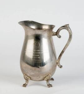 1996 AUSTRALIAN GRAND PRIX CELEBRITY CHALLENGE: Trophy Jug, engraved "Holden Astra Celebrity Challenge, Transurban Australian Grand Prix, Melbourne, 10th March 1996, Lee Freedman, Mantello Holden". Ex Freedman collection.