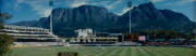 CRICKET & GOLF: Panoramic photographs "Sydney", "Out of Africa" & "For the Open"; plus signed photo of Keith Miller. All framed, various sizes. - 2