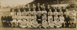 WEST MELBOURNE: Premiership photographs for 1934, 1935, 1936 & 1941, various sizes.