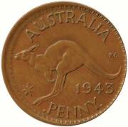 Copper coins. A larger accumulation with &frac12;d's, 3.75+kgs, with a few KGV, majority KGVI & QEII. 1d's 19.5+kgs, majority KGVI & QEII with a larger percentage of KGV than &frac12;d's. Plus 14.0+kgs of 1c and 2c. Noted 1943 mis-struck 1d. Mixed grades with some bett