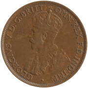 HALFPENNY: 1923, F+, with minor die cracks to the obverse. Plus 1946 1d F+ and a crude 1930 1d forgery. - 2