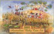 BABYSETS: 2005 & 2007 (The Magic Pudding). Each year with the proof and Unc. sets plus 50c Baby Memento (2). Cat. $800+. - 2