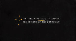 MASTERPIECES IN SILVER: 1988 Bi-Cent., 1989 Fifty Cent Collection, 1990 One Dollar Collection, 1991 Circulation Coins (x2), 1993 Explorers Part 1 (no cardboard box), 1994 Explorers Part 2, 1995 Colonial Australia, 1997 Opening of a Continent, 1998 Coins o