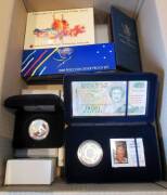 NEW ZEALAND: Proof Sets 1933-83 50th Anniv. Decimals,1984, 1985, 1989 & 1992; Specimen/Uncirculated Sets 1969, 1981 (2), 1982 (3), 1933-83 50th Anniv. Decimals, 1984-87 (x2 of each), 1988, 1989 (2), 1990 standard & Waitangi, 1992 (2), 1994 (2), 1995 & 199